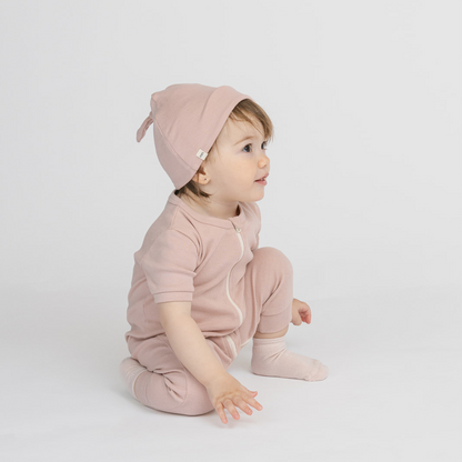 Organic Cotton Baby Sleeper Romper – Dreamy Shortie Collection