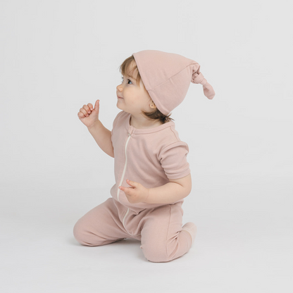 Organic Cotton Baby Sleeper Romper – Dreamy Shortie Collection