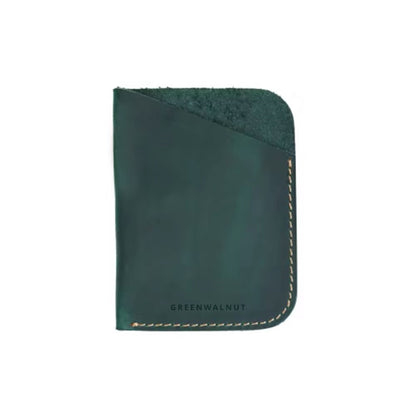 Minimalist Pure Leather Card Holder | Slim Handmade Leather Wallet