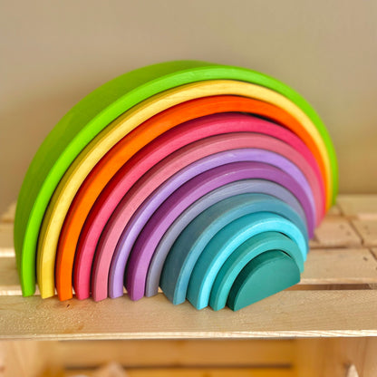 Large Pastel Rainbow Stacker