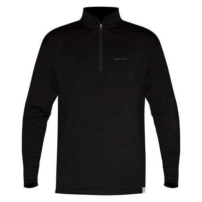 Men’s Merino Wool 1/4 Zip Baselayer Pullover – 190 GSM Midweight