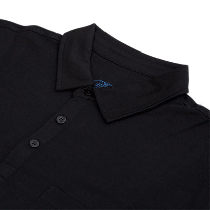 Men’s 175 GSM Merino Wool Golf Shirt with Pocket – Lightweight Polo
