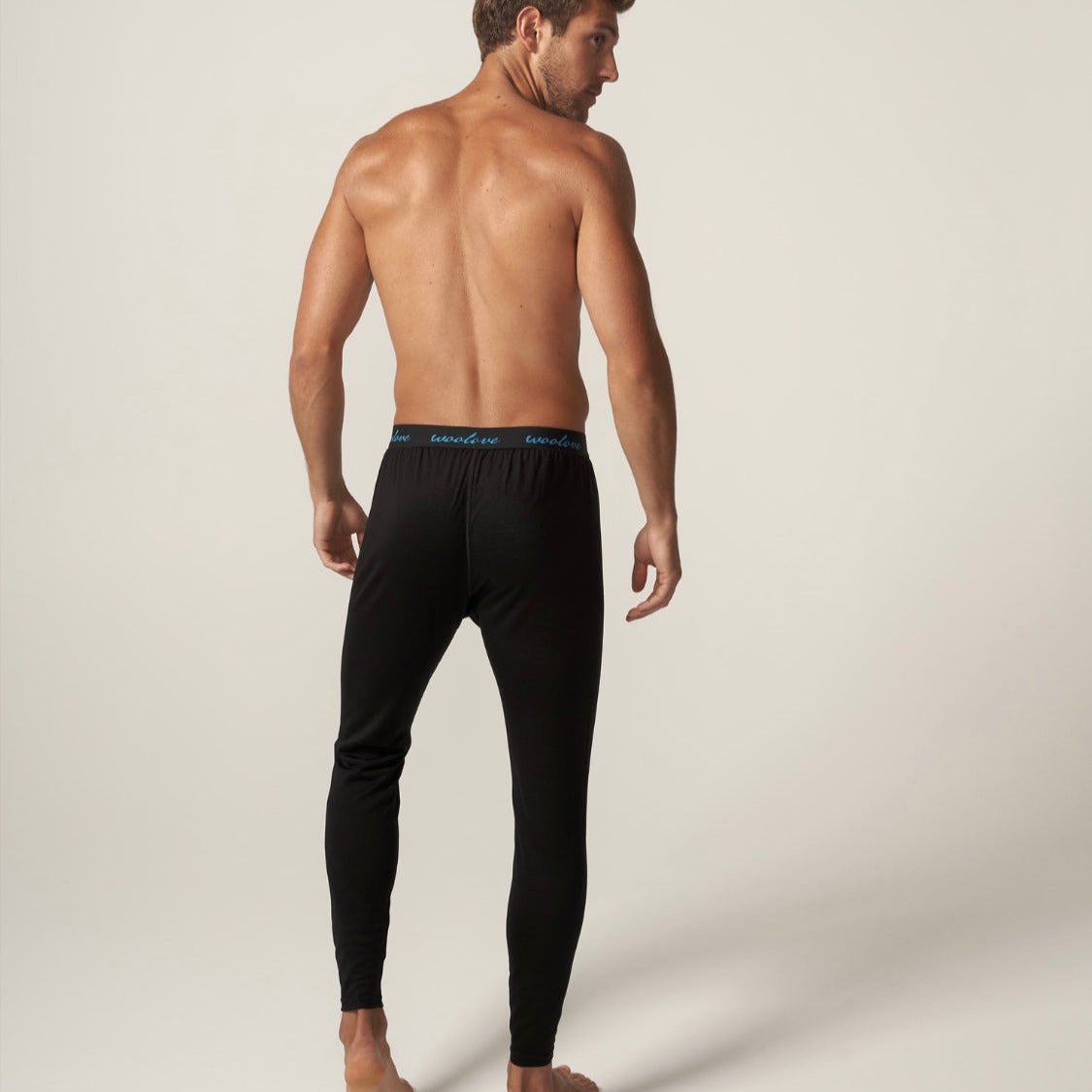 Men’s Merino Wool Thermal Leggings + Beanie Set
