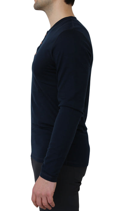 NorthWool Men’s Merino Wool Henley Base Layer Shirt – 260 GSM Thermal
