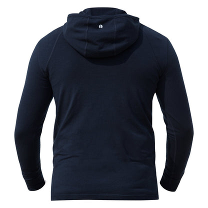 NorthWool Men’s Merino Wool 1/4 Zip Hoodie Midlayer – 260 GSM with Pouch Pocket