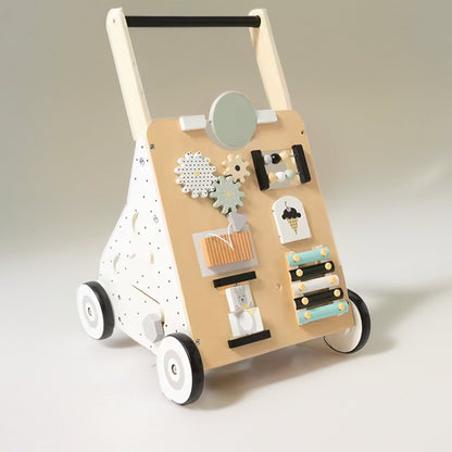 Wooden Activity Walker | Wooden Baby Walker | Toddler Walker