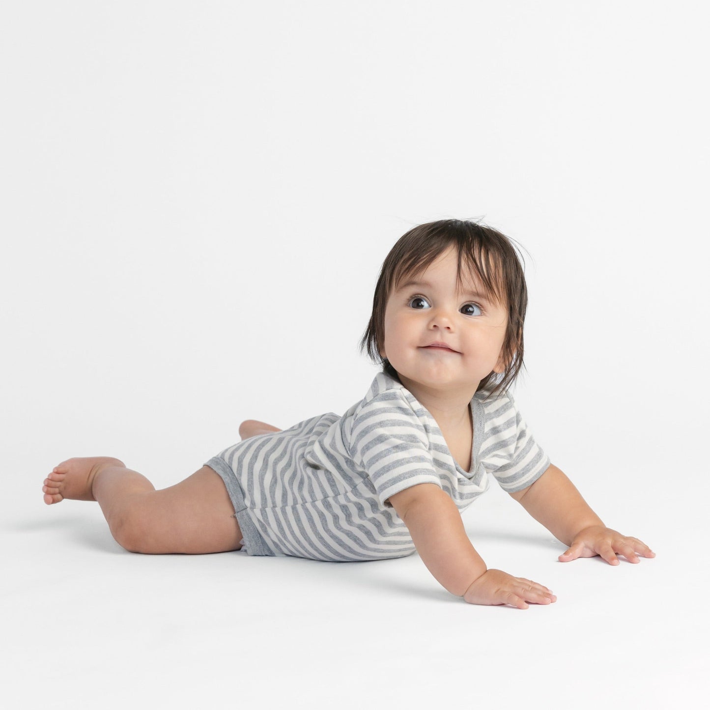 Organic Cotton Baby Bodysuit – Cloud Short Sleeve Collection