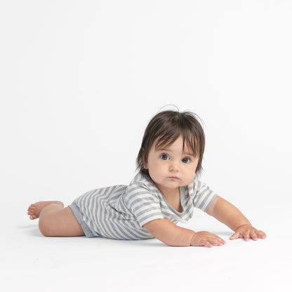 Organic Cotton Baby Bodysuit – Cloud Short Sleeve Collection