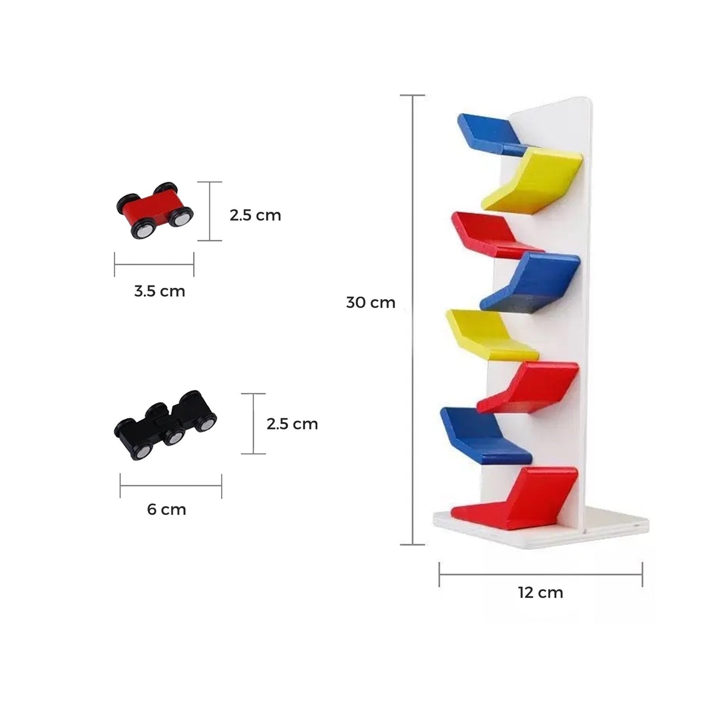 Wooden Car Runner | Slippery Cars | Car Tracker | Wooden Ramp Racer