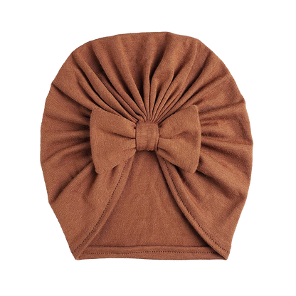 Bamboo Turban Hat | Rust