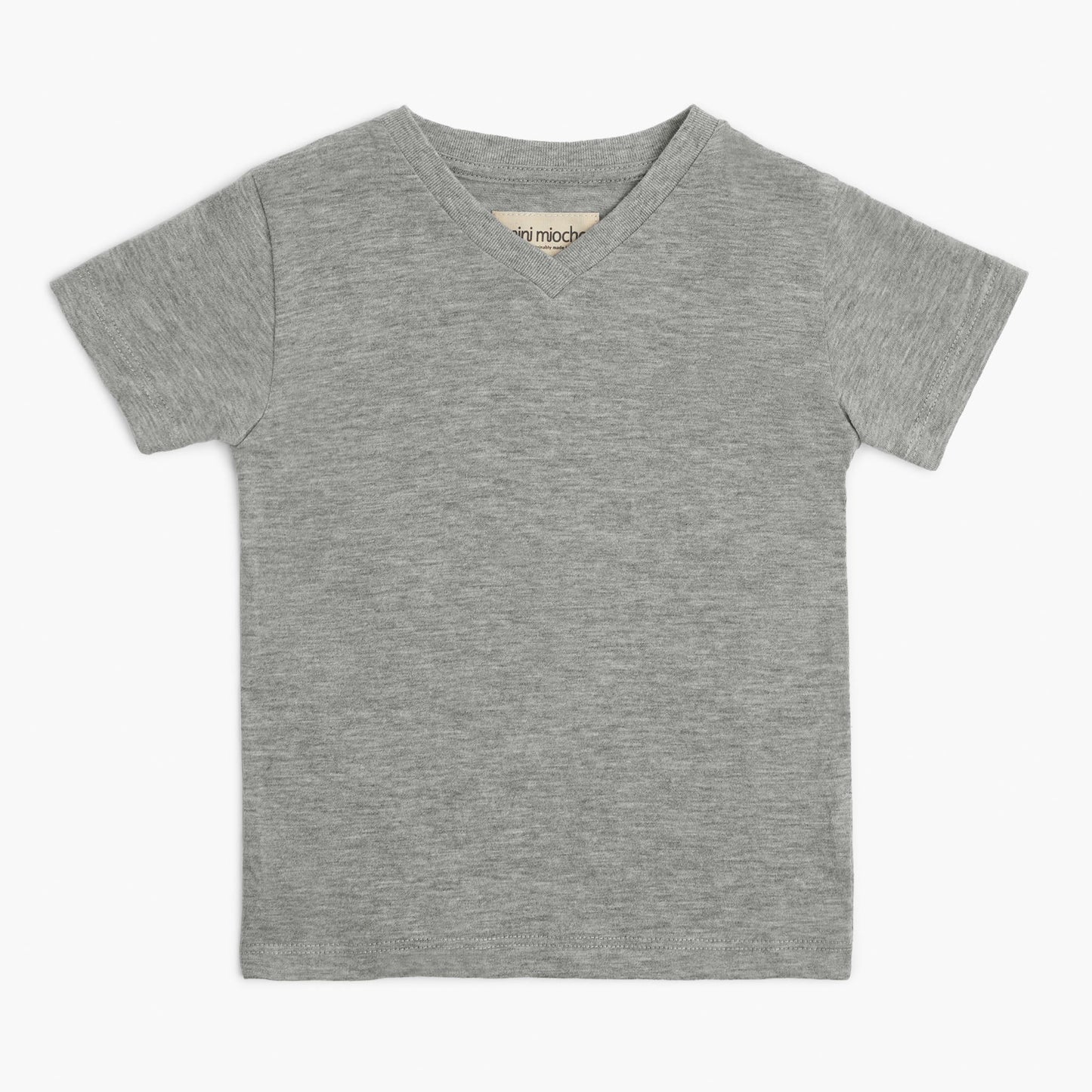 Organic Cotton V-Neck Tee – Cloud Collection