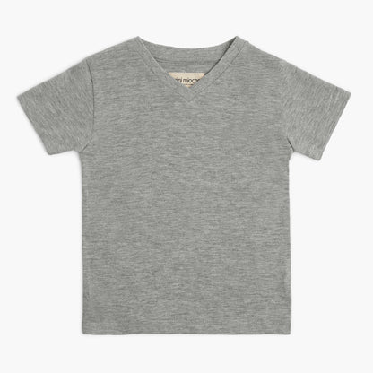 Organic Cotton V-Neck Tee – Cloud Collection