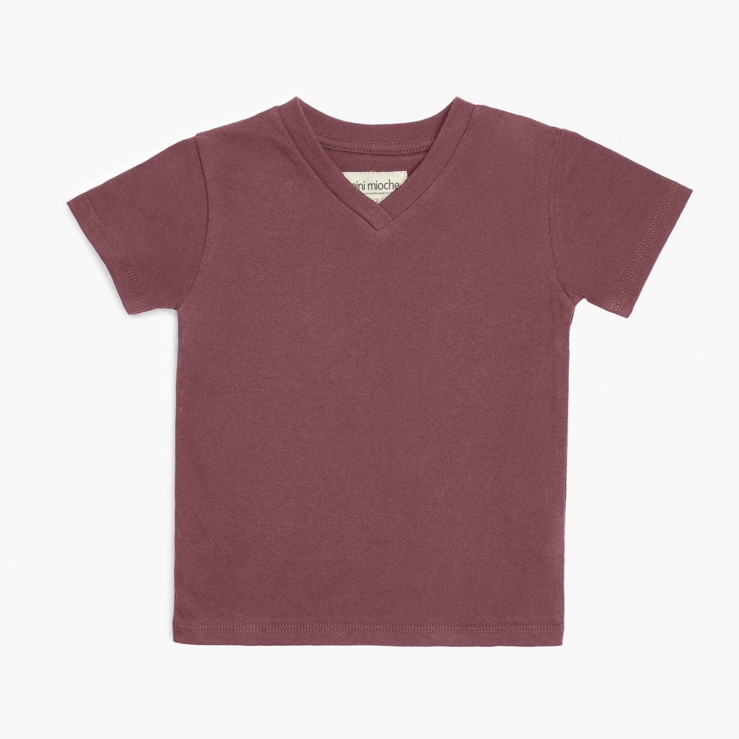 Organic Cotton V-Neck Tee – Cloud Collection