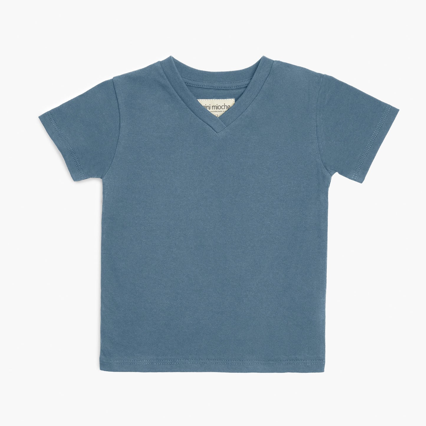Organic Cotton V-Neck Tee – Cloud Collection