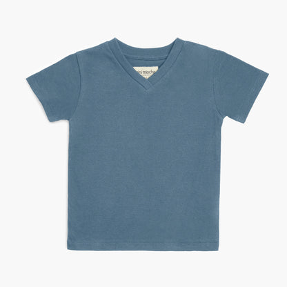 Organic Cotton V-Neck Tee – Cloud Collection