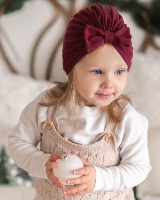 Turban Hat | Wine