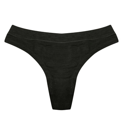 Women’s Odour-Free Merino Wool Thong Underwear – Lightweight Breathable Base Layer